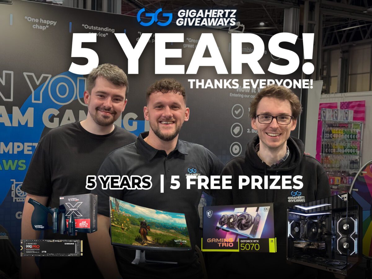 Gigahertz 5th Birthday Giveaway!