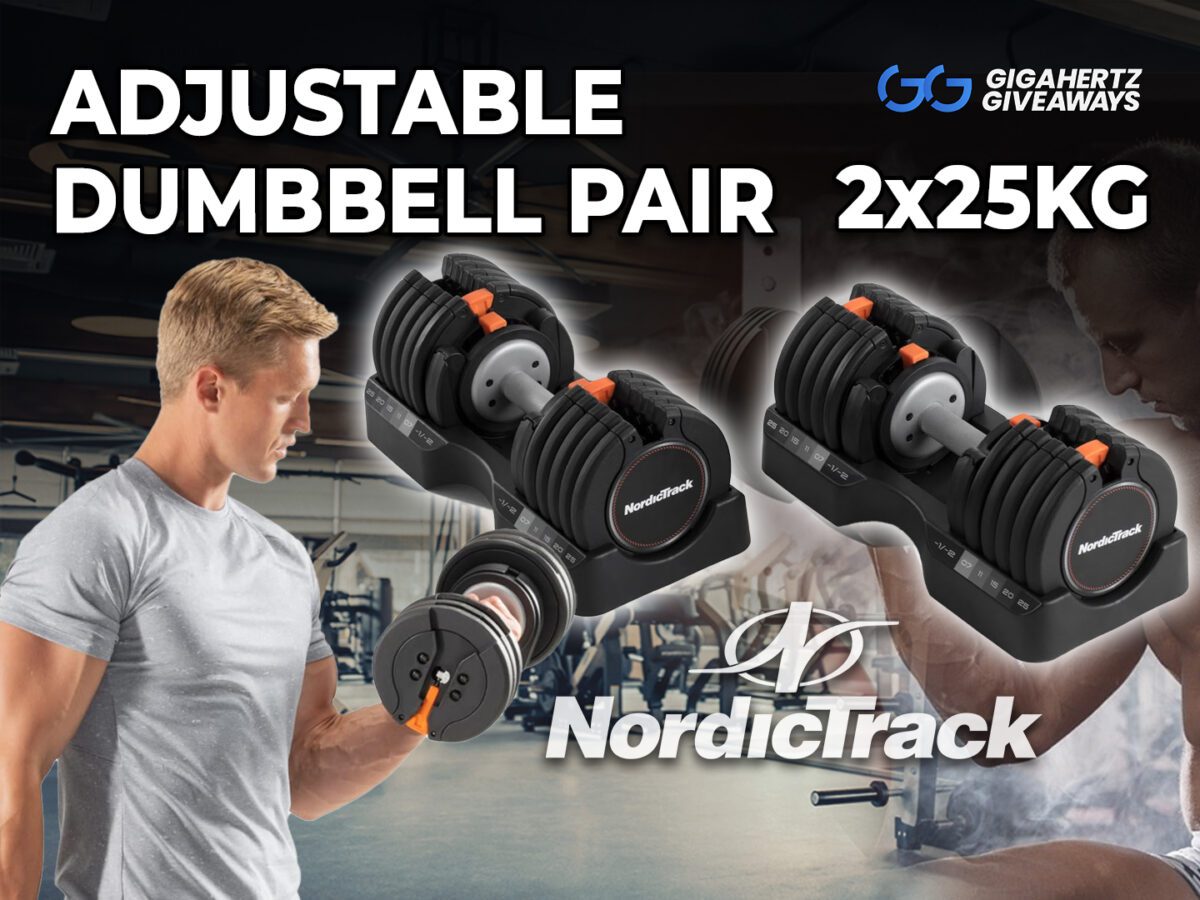 NordicTrack | 2x25KG Adjustable Dumbbells