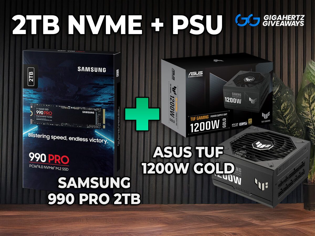 Samsung 990 Pro 2TB + ASUS TUF 1200W PSU