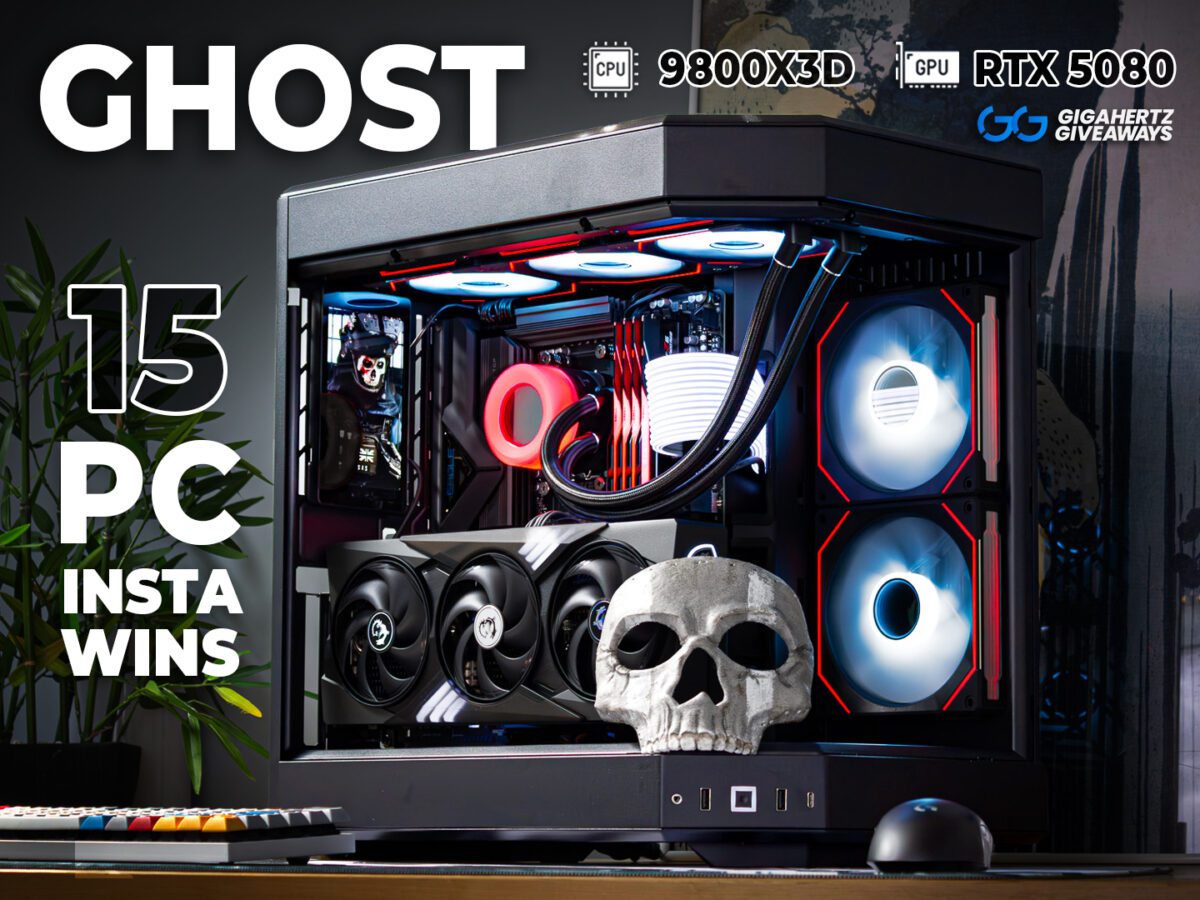 Ghost | 5080 Gaming PC + 15 PC Insta Wins