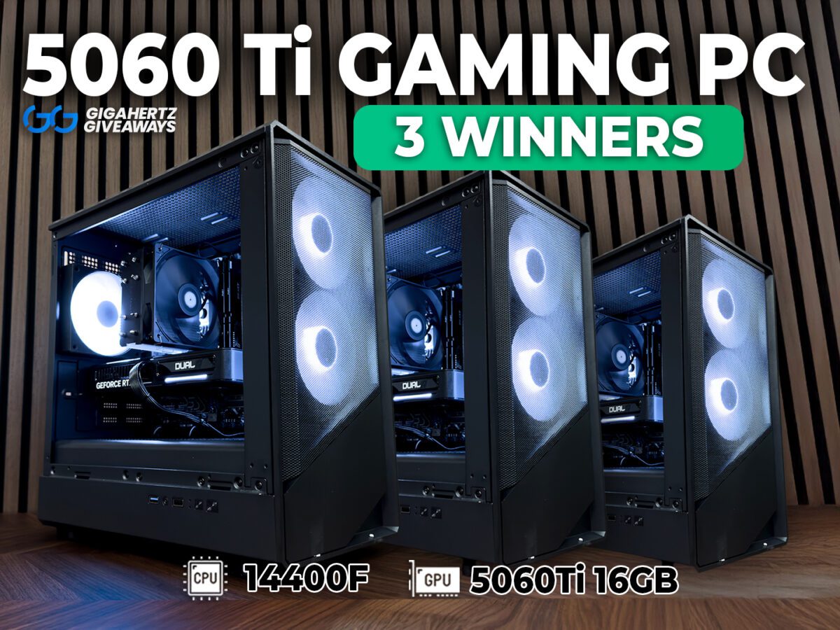 GGBuilds RTX 5060 Ti Gaming PC | 3 WINNERS