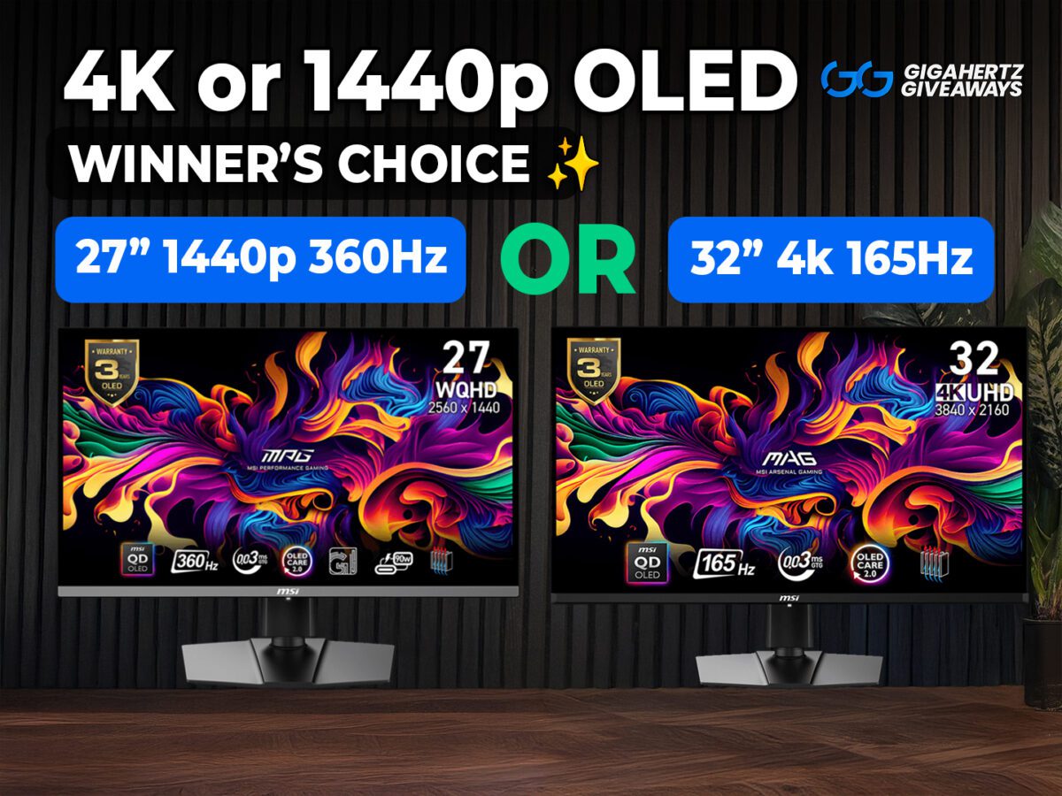 MSI | 4K 32" 165Hz or 1440p 27" 360Hz