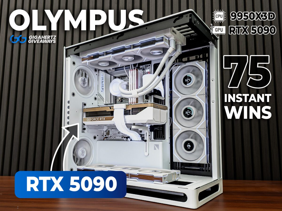 Olympus | 9950X3D 5090 Gaming PC + 75 InstaWins