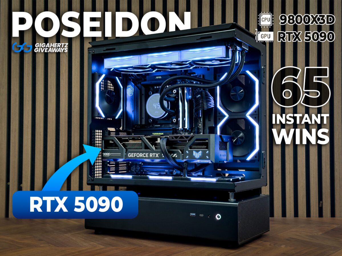 Poseidon | RTX 5090 Gaming PC + 65 InstaWins
