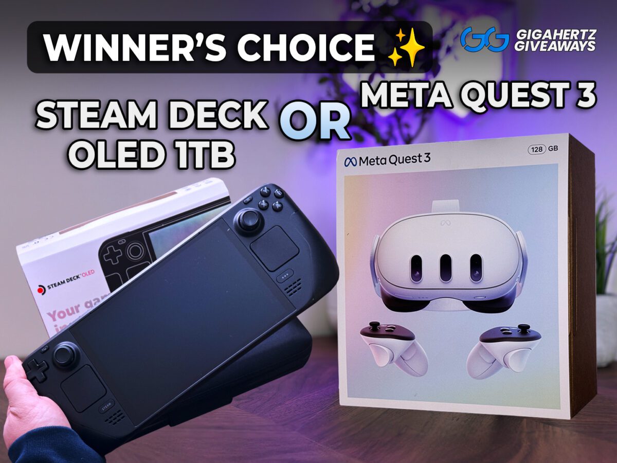Steam Deck OLED 1TB or Meta Quest 3