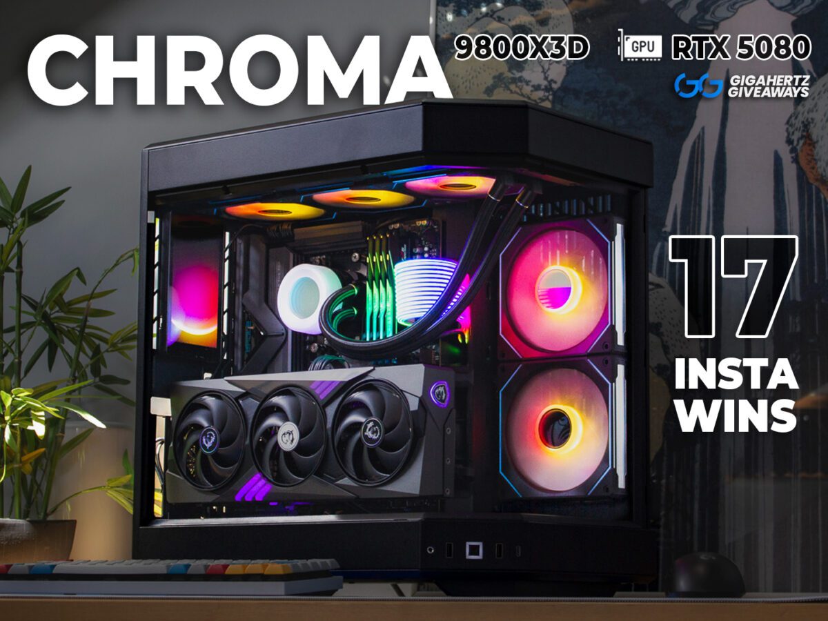 Chroma | 5080 Gaming PC + 17 Insta Wins