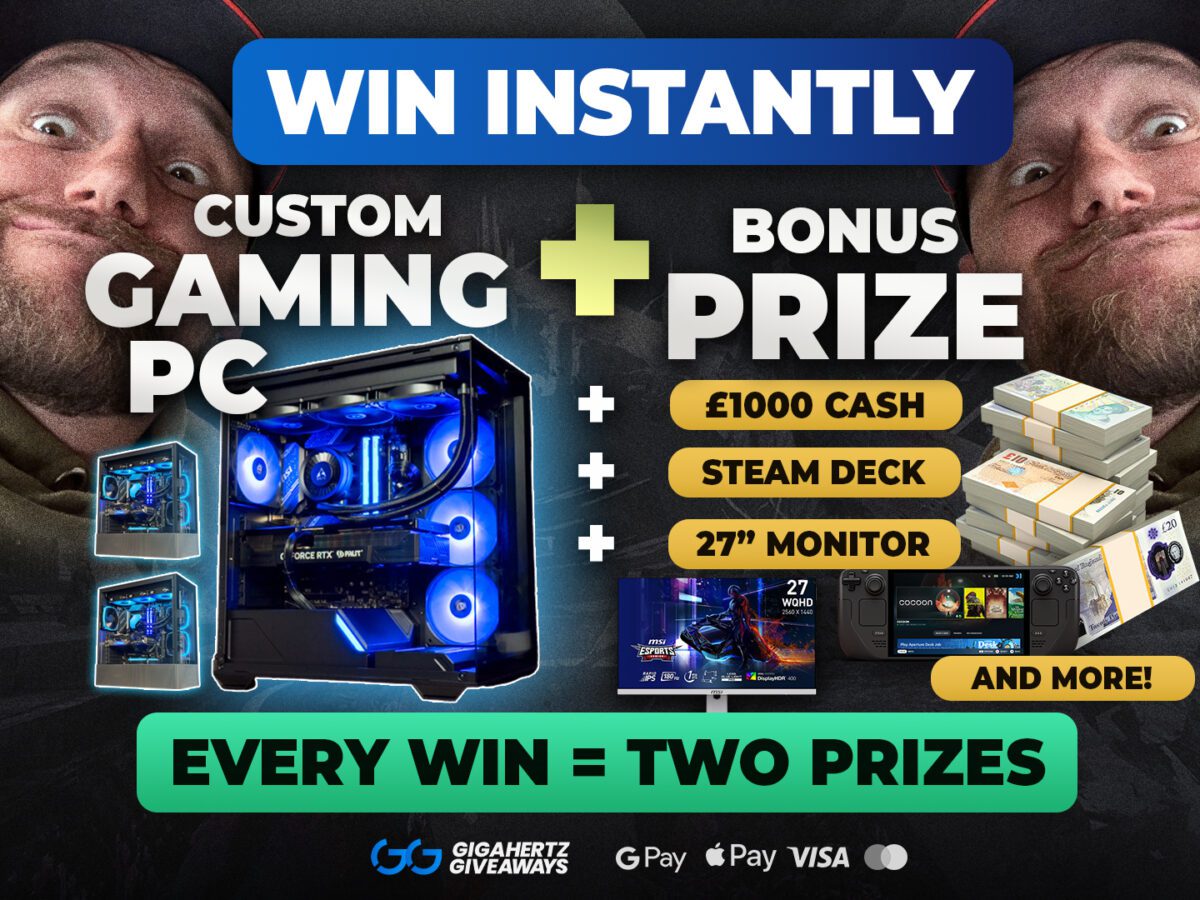 Every Win = Two Prizes Comp | 20x Gaming PCs