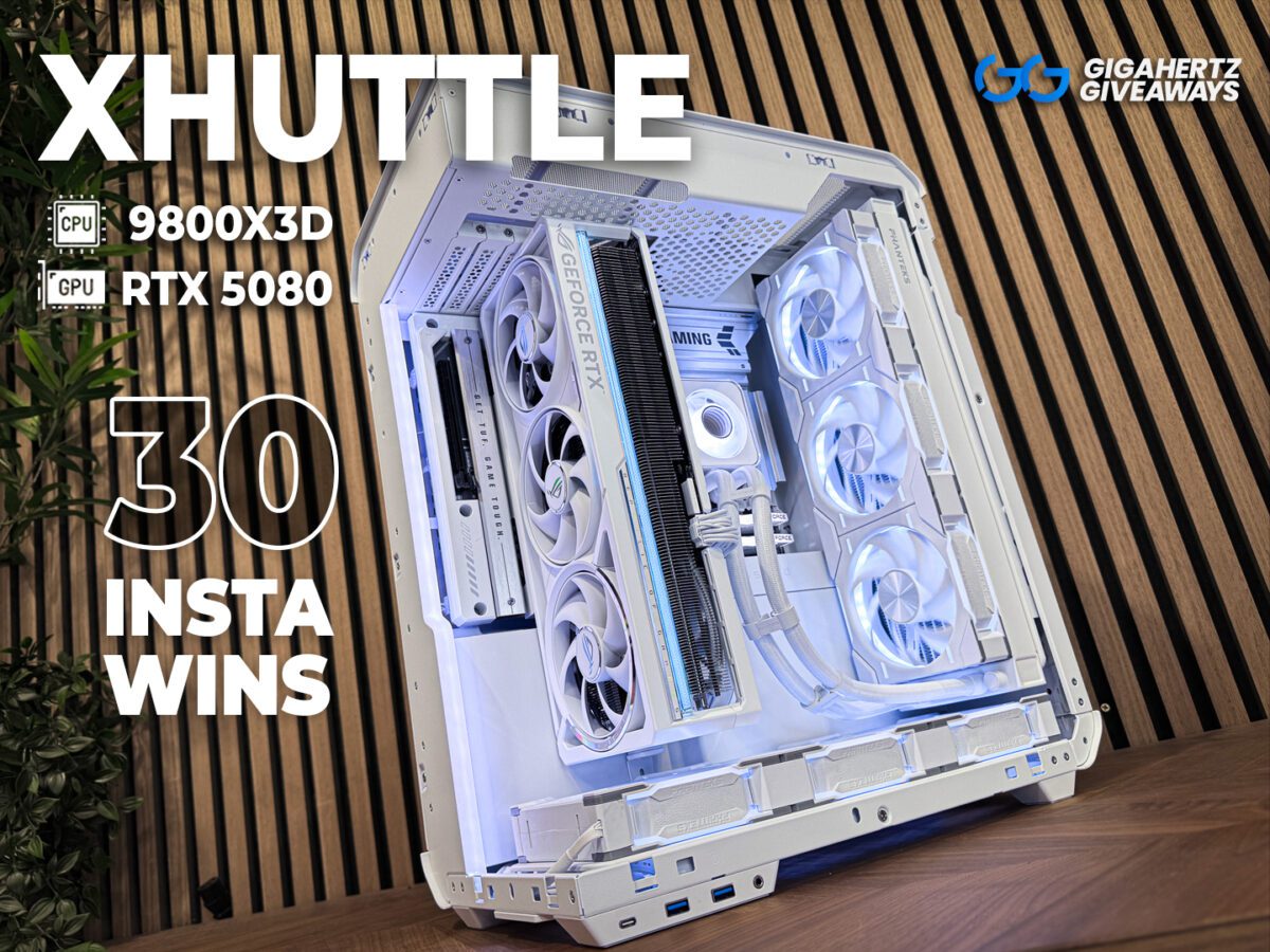 XHUTTLE | 9800X3D 5080 Gaming PC + 30 InstaWins