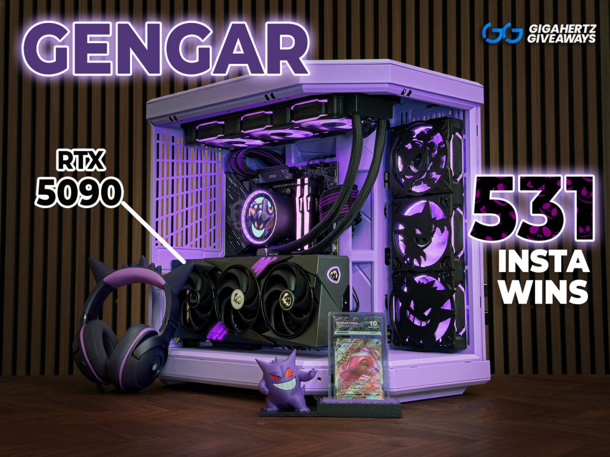 Gengar | 9800X3D / RTX 5090 PC + Gengar VMAX Card