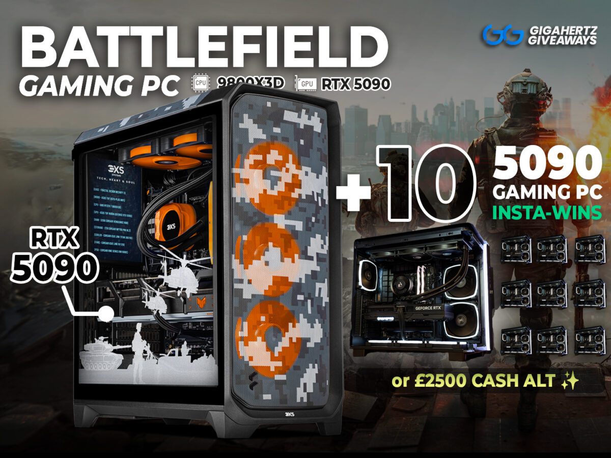 £5800 Battlefield 6 PC +10 5090 PC InstaWins
