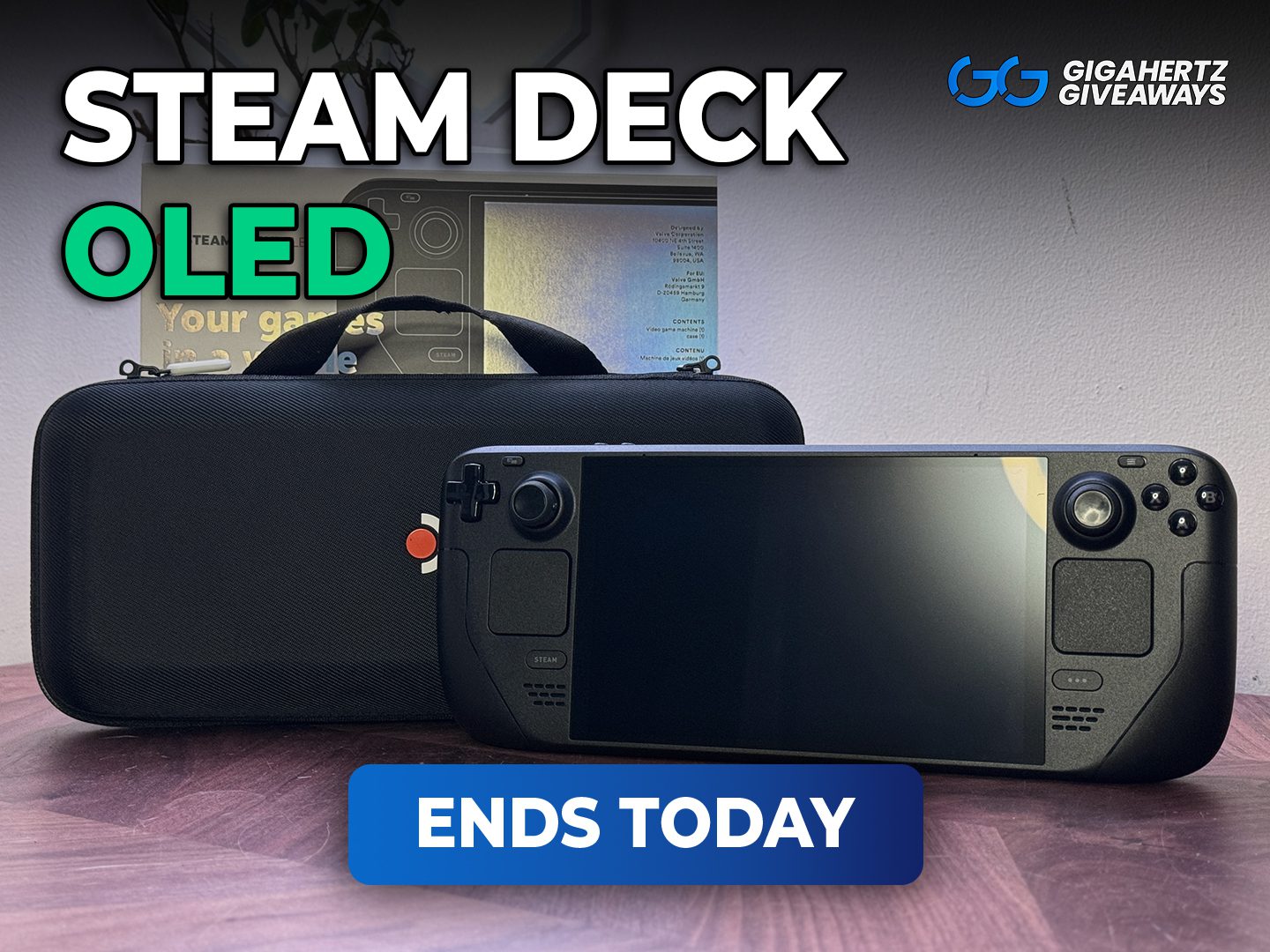 Steam Deck OLED 1TB - Gigahertz Giveaways