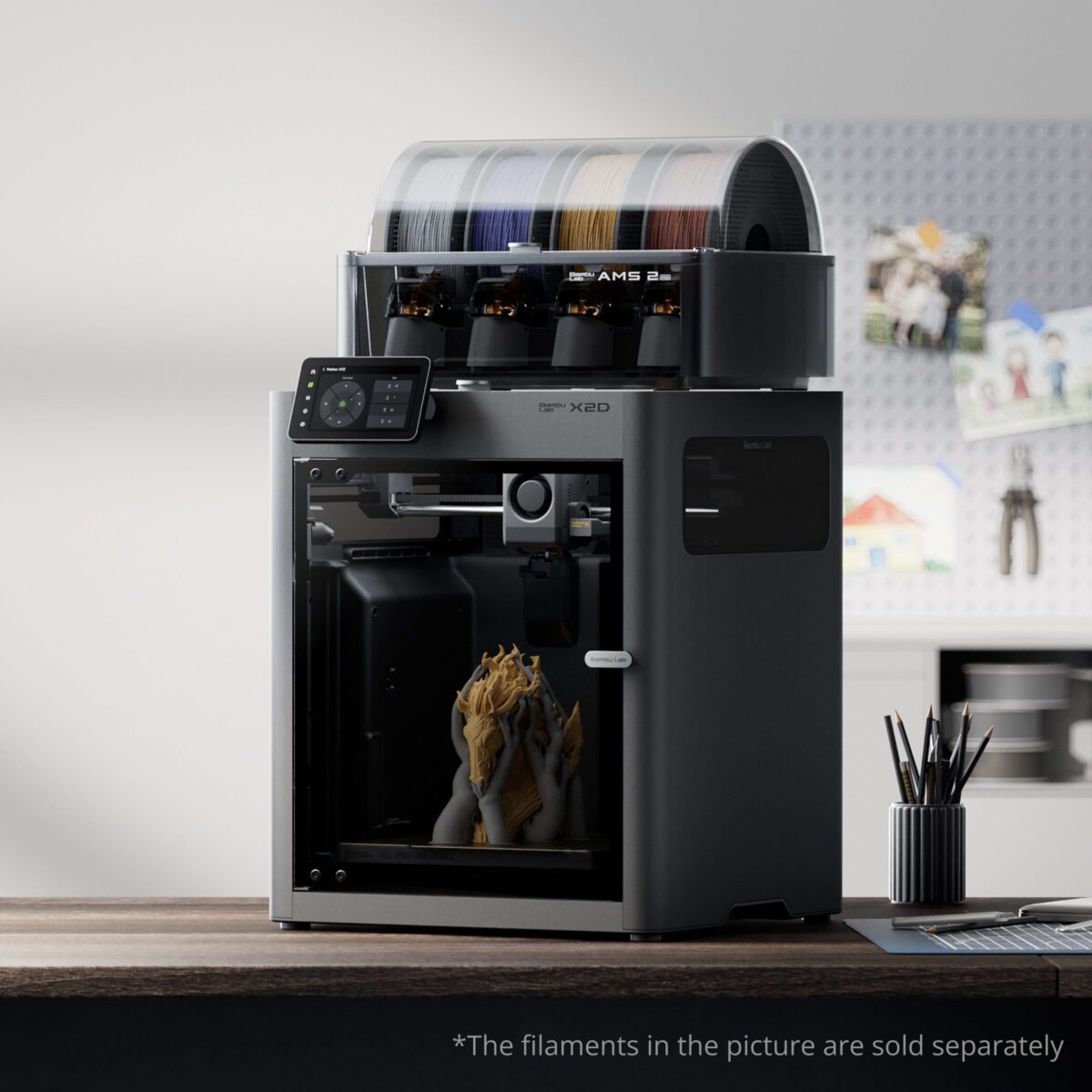 BambuLab | X2D w/ AMS Combo 3D Printer - Gigahertz Giveaways